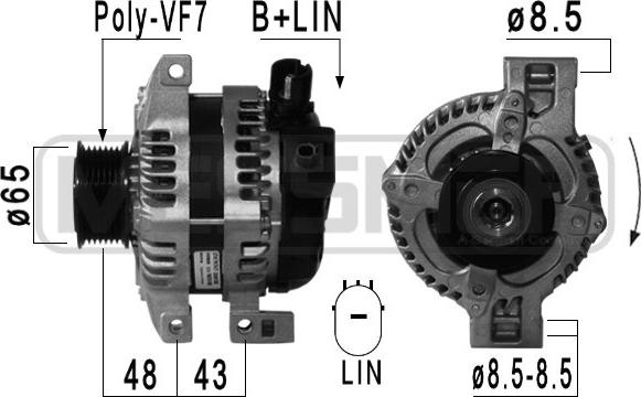 ERA 210970 - Alternator autospares.lv