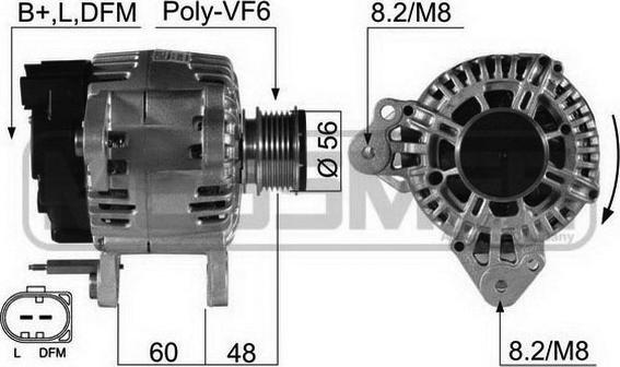 ERA 210497A - Alternator autospares.lv