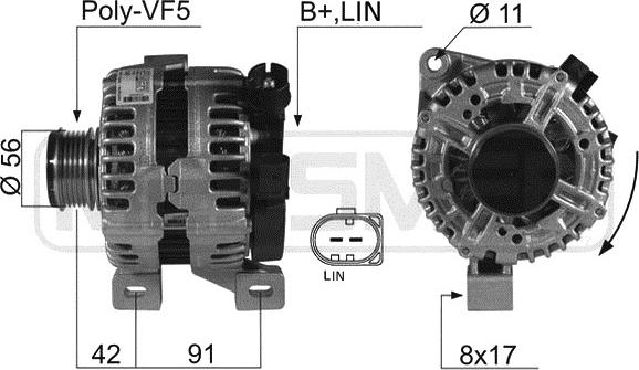 ERA 210440A - Alternator autospares.lv