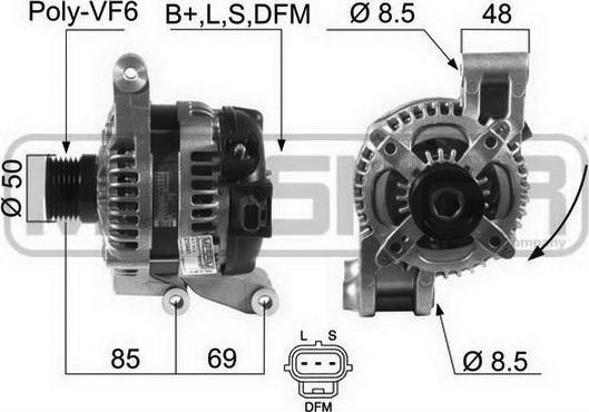 ERA 210441 - Alternator autospares.lv