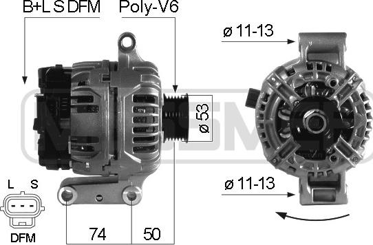 ERA 210443A - Alternator autospares.lv