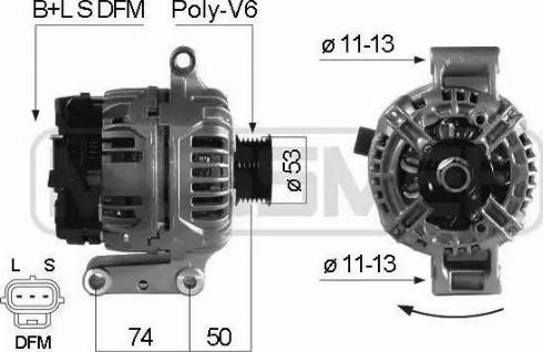 ERA 210443 - Alternator autospares.lv