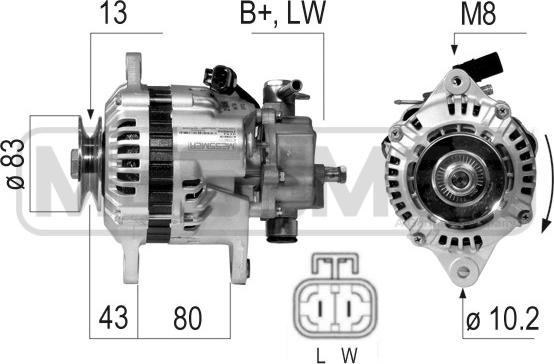 ERA 210456A - Alternator autospares.lv