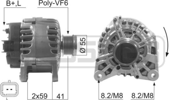 ERA 210467 - Alternator autospares.lv