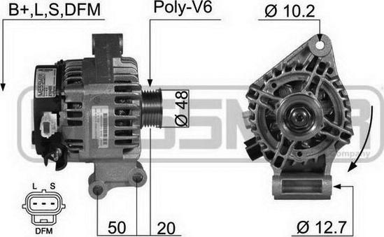 ERA 210400A - Alternator autospares.lv