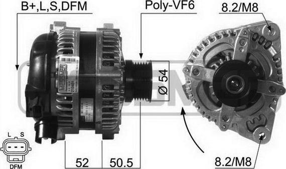 ERA 210401 - Alternator autospares.lv