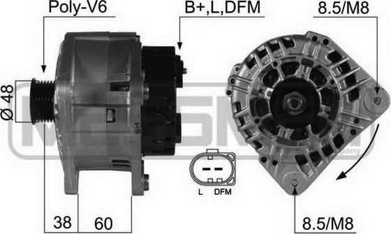 ERA 210410 - Alternator autospares.lv