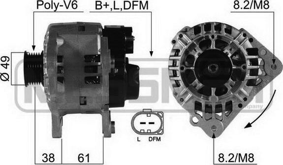 ERA 210482A - Alternator autospares.lv