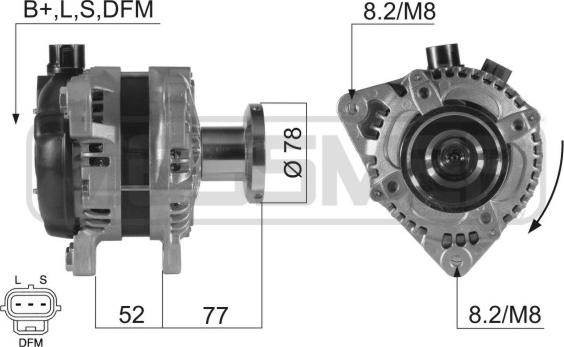 ERA 210431 - Alternator autospares.lv