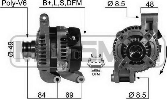 ERA 210438 - Alternator autospares.lv