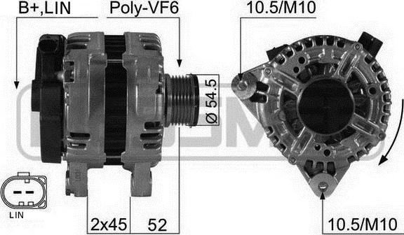 ERA 210426 - Alternator autospares.lv