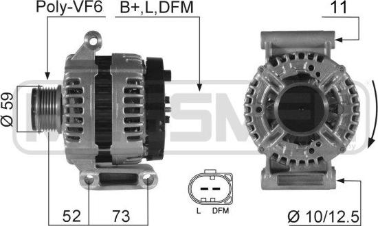 ERA 210421A - Alternator autospares.lv