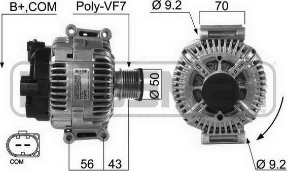 ERA 210475A - Alternator autospares.lv