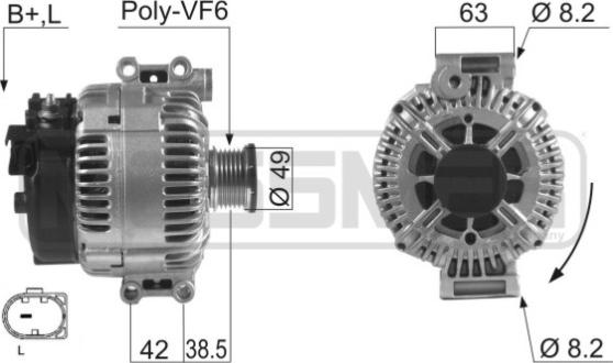 ERA 210476 - Alternator autospares.lv