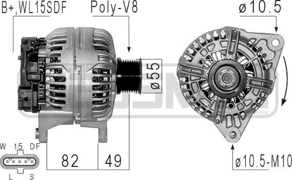 ERA 210594A - Alternator autospares.lv