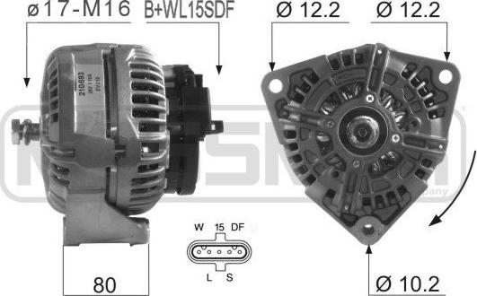 ERA 210593 - Alternator autospares.lv