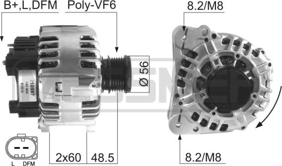 ERA 210597A - Alternator autospares.lv