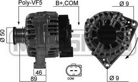 ERA 210549 - Alternator autospares.lv