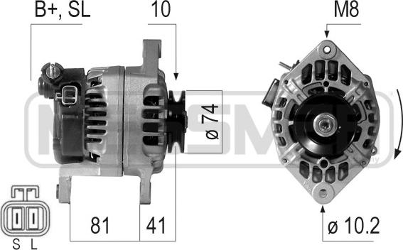 ERA 210556 - Alternator autospares.lv