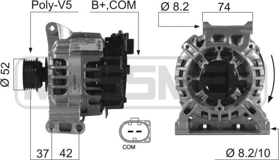 ERA 210552 - Alternator autospares.lv