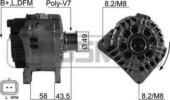 ERA 210566 - Alternator autospares.lv