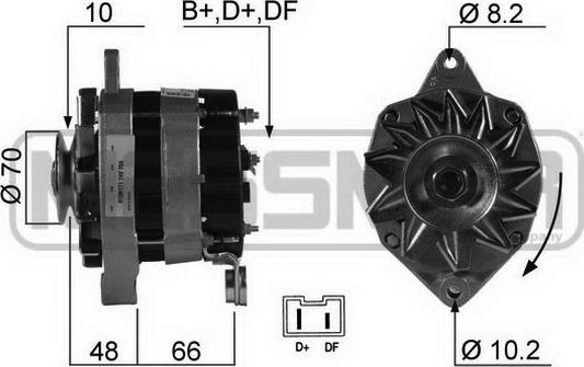 ERA 210562R - Alternator autospares.lv