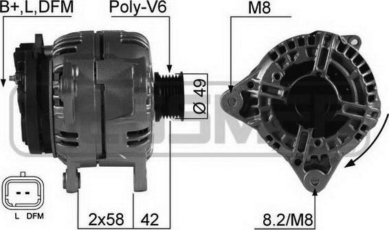 ERA 210567 - Alternator autospares.lv