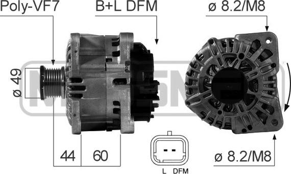 ERA 210509A - Alternator autospares.lv