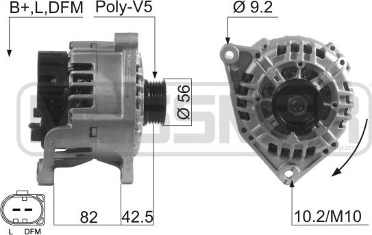 ERA 210535 - Alternator autospares.lv