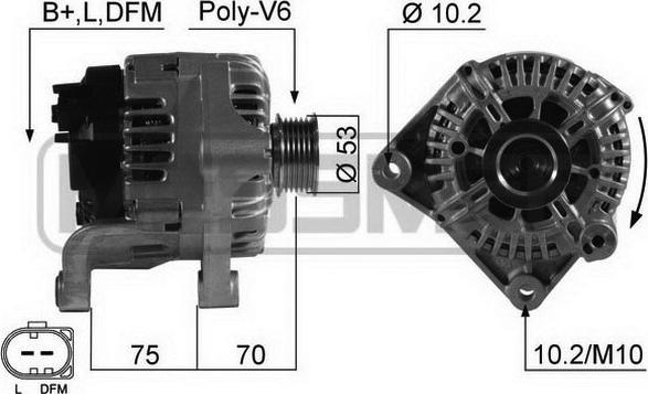 ERA 210530 - Alternator autospares.lv