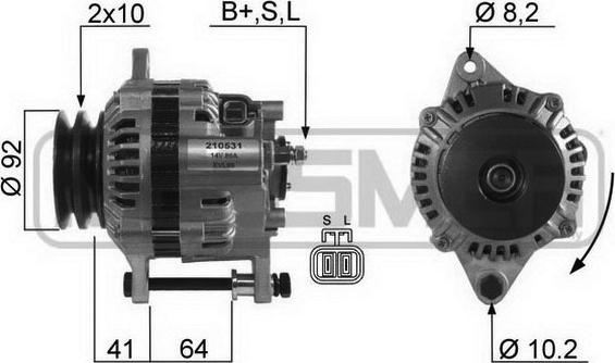 ERA 210531A - Alternator autospares.lv