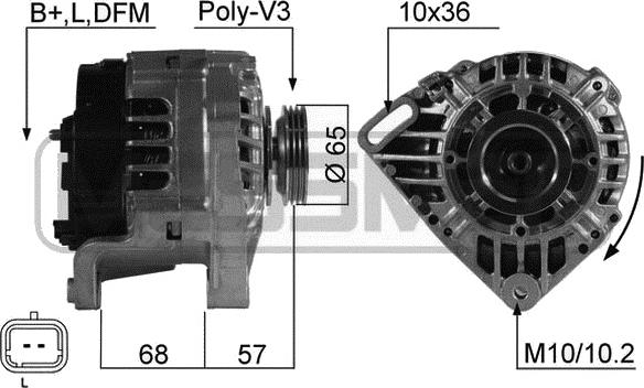 ERA 210526 - Alternator autospares.lv