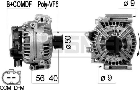 ERA 210578A - Alternator autospares.lv