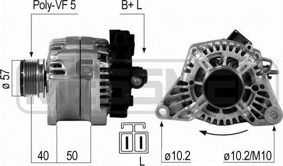 ERA 210651 - Alternator autospares.lv