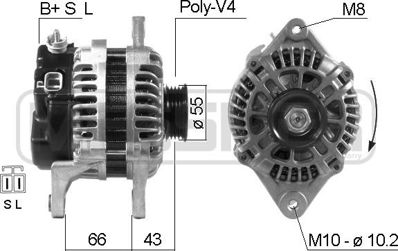 ERA 210658 - Alternator autospares.lv