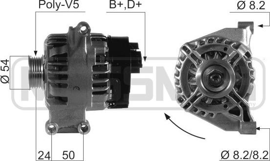 ERA 210660 - Alternator autospares.lv