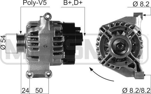 ERA 210663 - Alternator autospares.lv