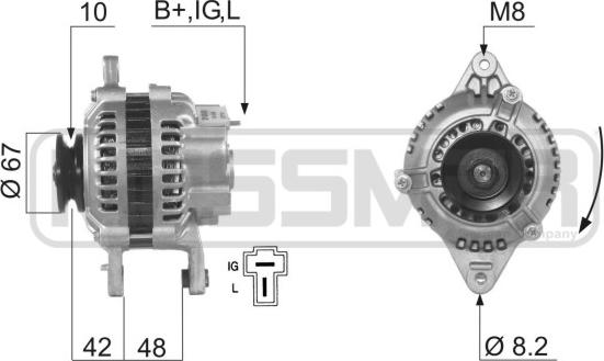 ERA 210609A - Alternator autospares.lv