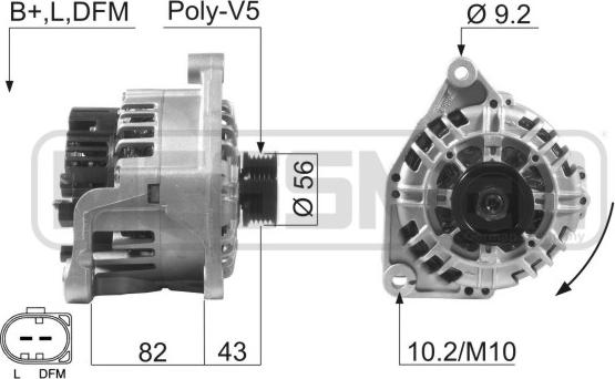 ERA 210601 - Alternator autospares.lv