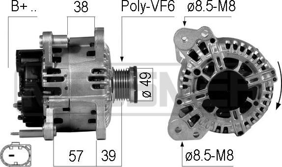 ERA 210684 - Alternator autospares.lv