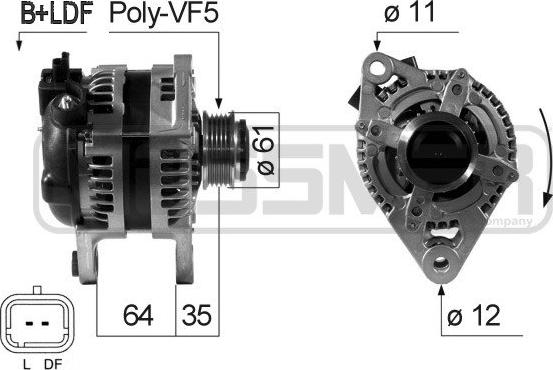 ERA 210688A - Alternator autospares.lv