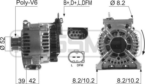 ERA 210635 - Alternator autospares.lv