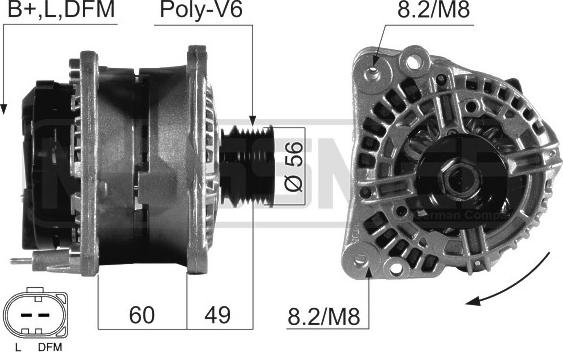 ERA 210632A - Alternator autospares.lv