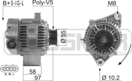 ERA 210628A - Alternator autospares.lv