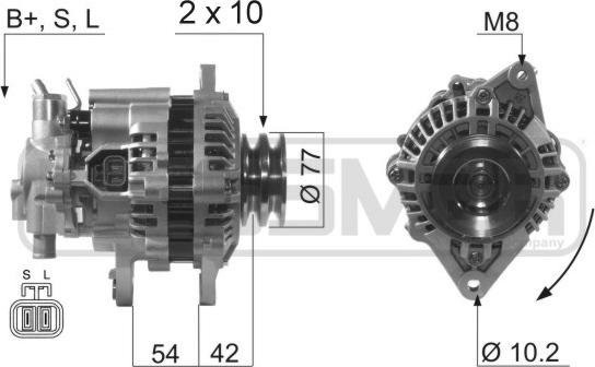 ERA 210622A - Alternator autospares.lv