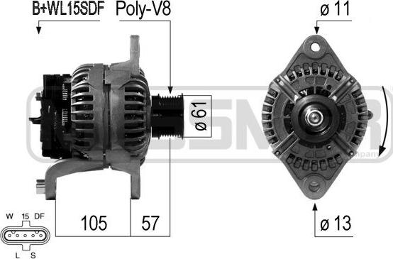 ERA 210674 - Alternator autospares.lv