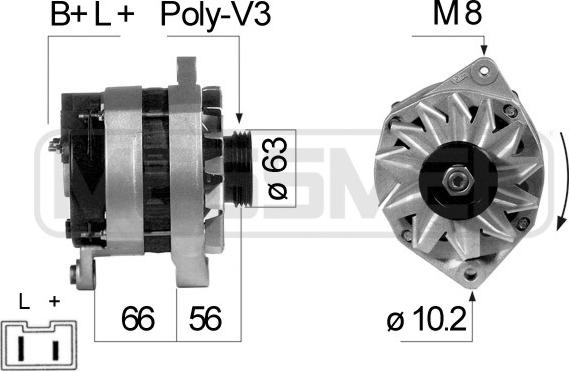 ERA 210092A - Alternator autospares.lv