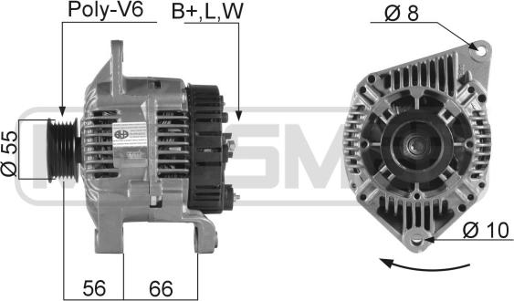 ERA 210049R - Alternator autospares.lv