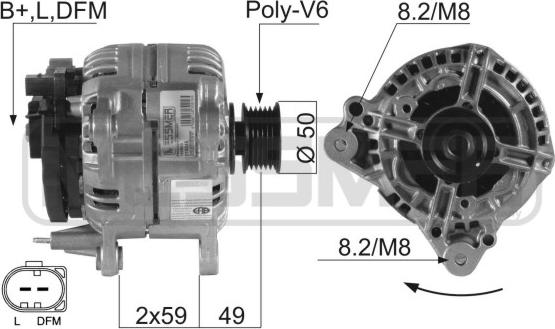 ERA 210045A - Alternator autospares.lv