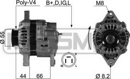 ERA 210048 - Alternator autospares.lv